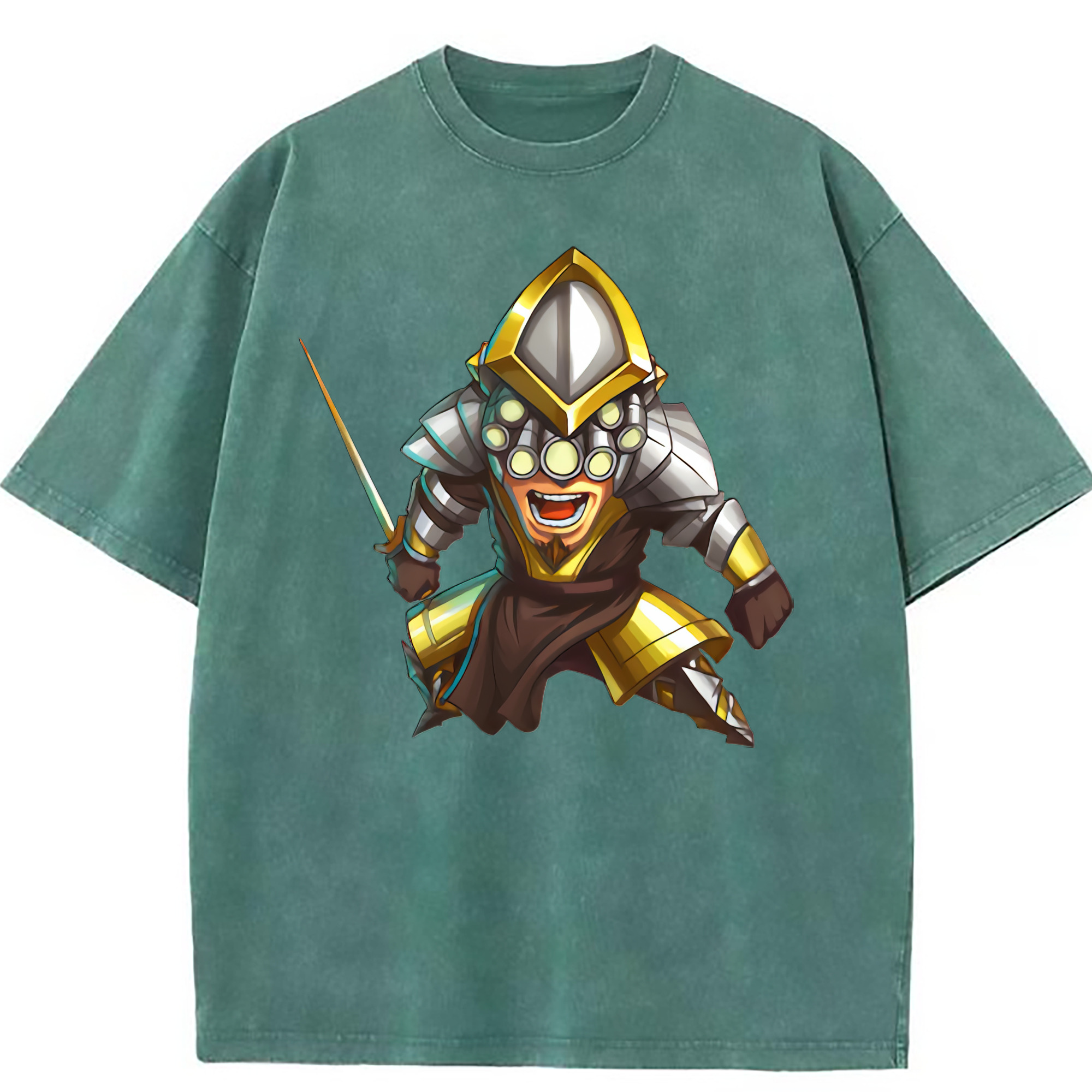 （画像用） リーグ・オブ・レジェンド League of Legends LOL 綿100% ヴィンテージ風 半袖Tシャツ（フロントプリント）
